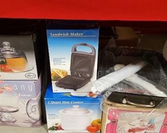 New in box kitchen items
