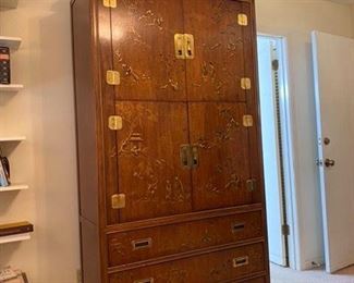 Tall Armoire  41”W x 18”D x 80”H $450 -Call or Text for Updated Discount Price 

