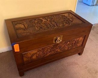 Carved oriental chest $245 - Call or Text for Updated Discount Price -

