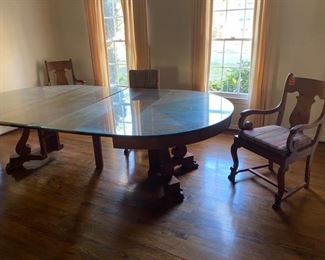 Empire Dining set - Sideboard - Server - Table & 2 Armchairs $1,200 SALE PRICE (call to view - OTHER LOCATION) More pics available