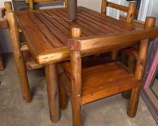 $595 South African made table and large 4 comfy chairs - call Or text for new updated discount price