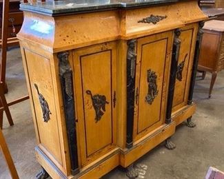 $595 - Italian style cabinet with marble top - call or text for new updated price. 