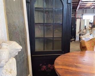 $495 - black corner cabinet - call or text for new updated Discount price  