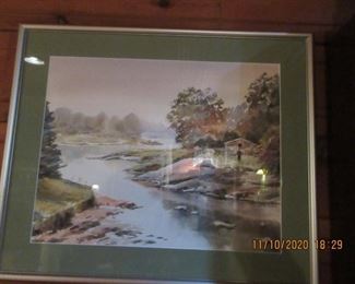 watercolor landscape