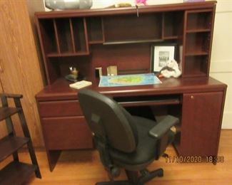 computer desk , office chair