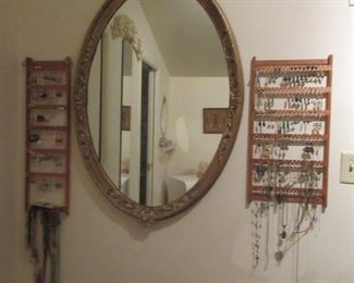 small amount of jewelry will be bagged w/ cashier