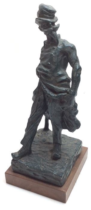 1963 AUSTIN PRODUCTIONS SCULPTURE, MAN W CANE