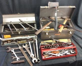 HAND TOOL LOT/TOOLBOXES