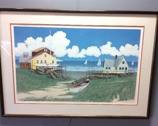 SIGNED # 42/160 WATERCOLOR BY OPIE, ART