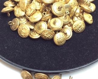VINTAGE BUTTONS, MILITARY