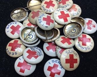 WW 1 RED CROSS PIN COLLECTION