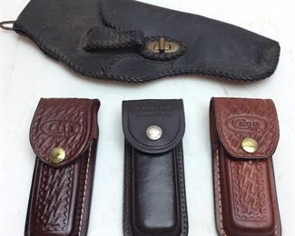 CASE LEATHER KNIFE CASES & PISTOL HOLSTER