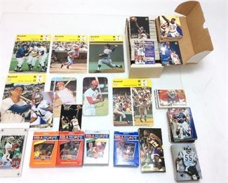 ASSORTED BASEBALL, FOOTBALL, FLEER, DONRUSS, UPPER DECK, BASKETBALL CARDS