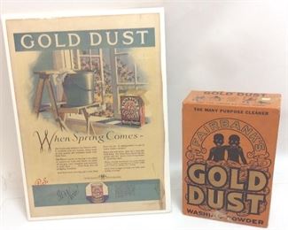 VTG. GOLD DUST WASHING POWDER,