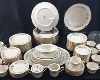 NORITAKE IVORY CHINA SET, VIRGINIA PATTERN