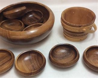 WOOD BOWLS CHOICE SHELF LOT