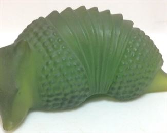 SACHA BARSTOFF RESIN GREEN ARMADILLO