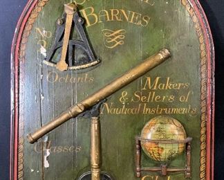 Vintage SAMUEL BARNES Nautical Sign