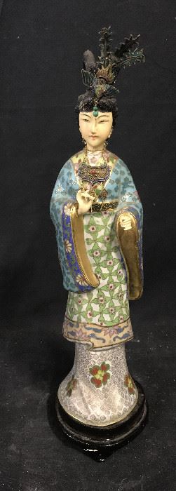 Chinese Porcelain Traditional Maiden Figure