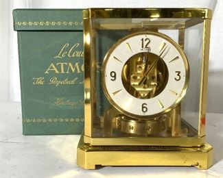 LE COULTRE ATMOS Clock w Original Carry Case