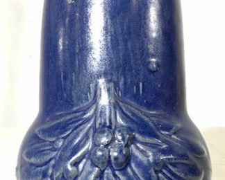 Vintage Cobalt Blue Art Pottery Vase