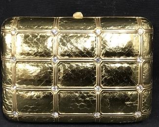 SASHA Gold toned Hand Bag/Clutch