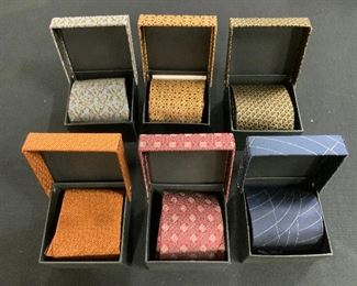 Lot 6 New Silk Ties Donated by WINTER DESIGN GROUP