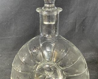 Signed French Baccarat Crystal Decanter
