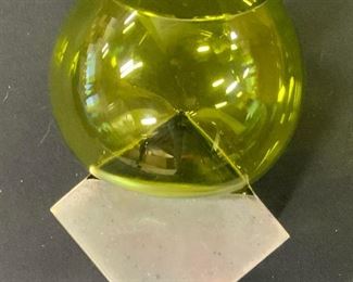 CURATED KRAVET Abstract Art Glass Vase