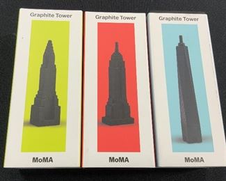 MoMA Group Lot Donated Graphite Towers