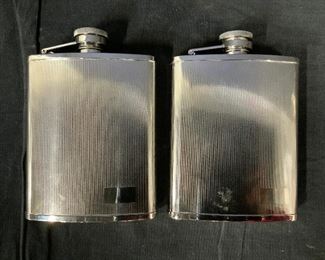 Pair 18oz Stainless Steel Flasks