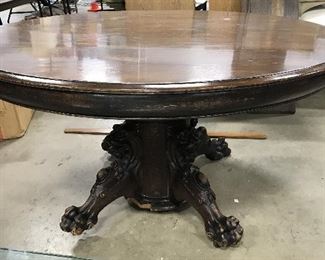 Antique Carved Wooden Dining Table