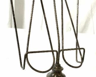 Vintage Wilcox & Co Silver Pl Music Stand, USA,