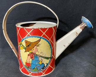 Circa 1940s Tin Watering Can