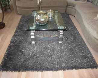 Glass Top Accent Tables ~ Rugs