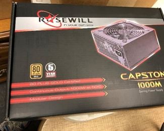 New in box Rosewill Capstone 1000M gaming power supply