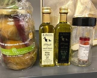 Lemons, Oils, & Saffron powder