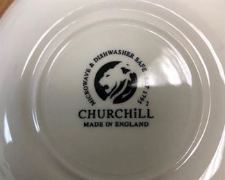 Previous identification of 48 pc set dishes