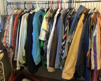 Men’s clothing, overalls, coats - more! Sizes are XL, 2XL and 3XL