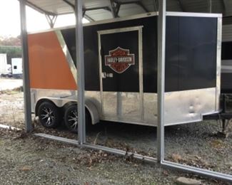 Harley-Davidson logo 12 x 7 trailer - front