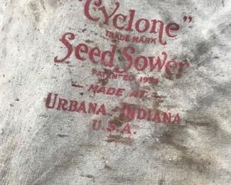Antique Cyclone Seed Sower