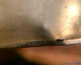 UNGER BROS Early 1900's Art Nouveau Nude STERLING SILVER Cigarette Case