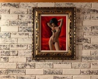 Original Oil on Canvas Nude Art by SORMANI