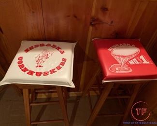 Vintage HUSKER Stadium Cushions