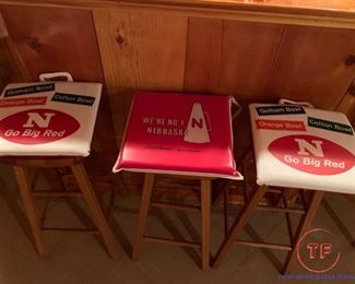 Vintage HUSKER Stadium Cushions