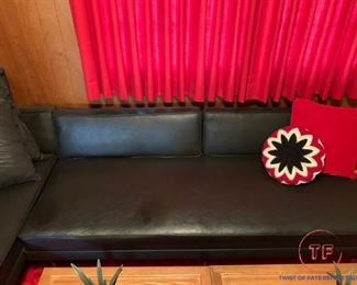 MCM Modular Corner Pleather Sofa / Couch