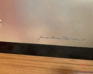 Framed Elvis Presley Print by James Thomas Neumann