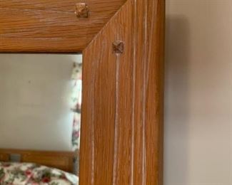 Brandt RANCH OAK 6 Drawer Dresser with Mirror