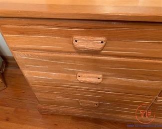 Brandt RANCH OAK 6 Drawer Dresser with Mirror