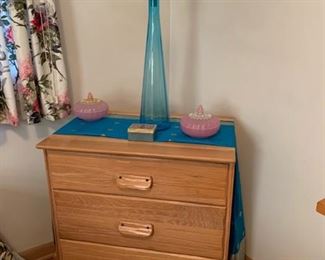 Brandt RANCH OAK 3 Drawer Night Stand / Side Table